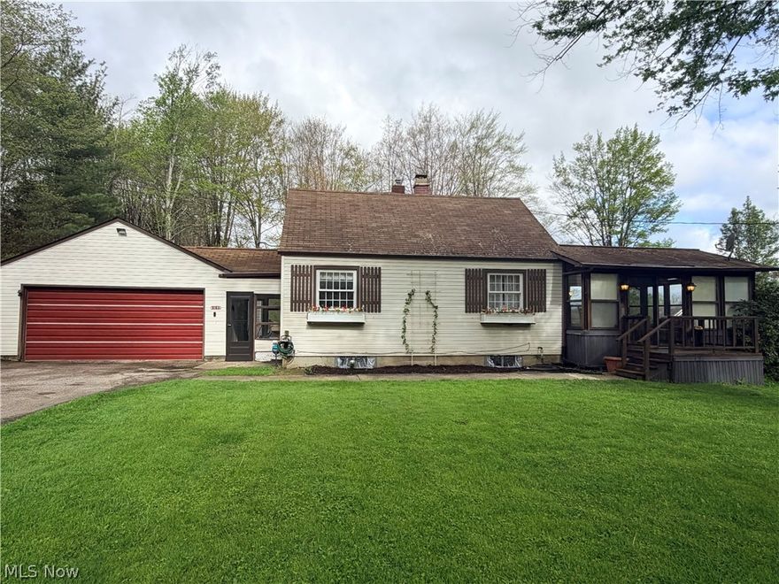 Welcome to the "Kent Cottage"! This charming 3-bedroom home has everything you are looking for- charm, warmth, privacy, pond and acreage! Set back from the road, with tons of parking space and storage, this home feels like you're in the country, yet is so close to everything that Kent has to offer. As you pull up to this gingerbread home, you will notice that well-manicured yard that allows for tons of activities, relaxation and peace. The sun-room is the perfect spot to enjoy a cup of coffee, read a book or take a nap. Inside, you are greeted by the dining room, living room and a convenient first-floor primary bedroom! The kitchen is centrally located to the main living area of the home and has ample counterspace and tons of natural light. Upstairs are two additional bedrooms and loads of storage space and closets. There is a recreation room in the lower level, along with an additional full bathroom. There is an oversized attached 2-car garage, plus extra exterior storage and a large shed! The show stopping part of this home is the land. It sits on an acre of land, with mature trees, green space and its own pond! You do not want to miss out on this unique property! Call TODAY for your private showing!