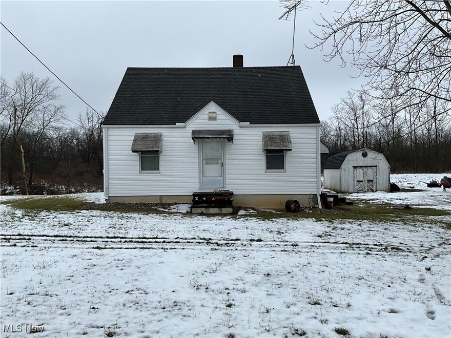 Nice, cozy 3 BR, 1 bath home w/basement.  Newer furnace & hot water heater.  House needs some updates.  Also includes a storage shed and a newer (2010) 32'x32' pole barn w/concrete & electric.  Located close to Rt 18 in Brighton.