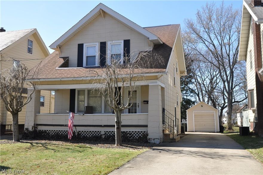 Immaculate 3 bedroom, 1.5 bath Colonial w/beautiful natural woodwork, hardwood floors under new carpet (2017), oak built-ins, new roof on garage 2017, home roof 2010, large covered front porch, French doors to deck & partially fenced yard for pets. Family friendly neighborhood.