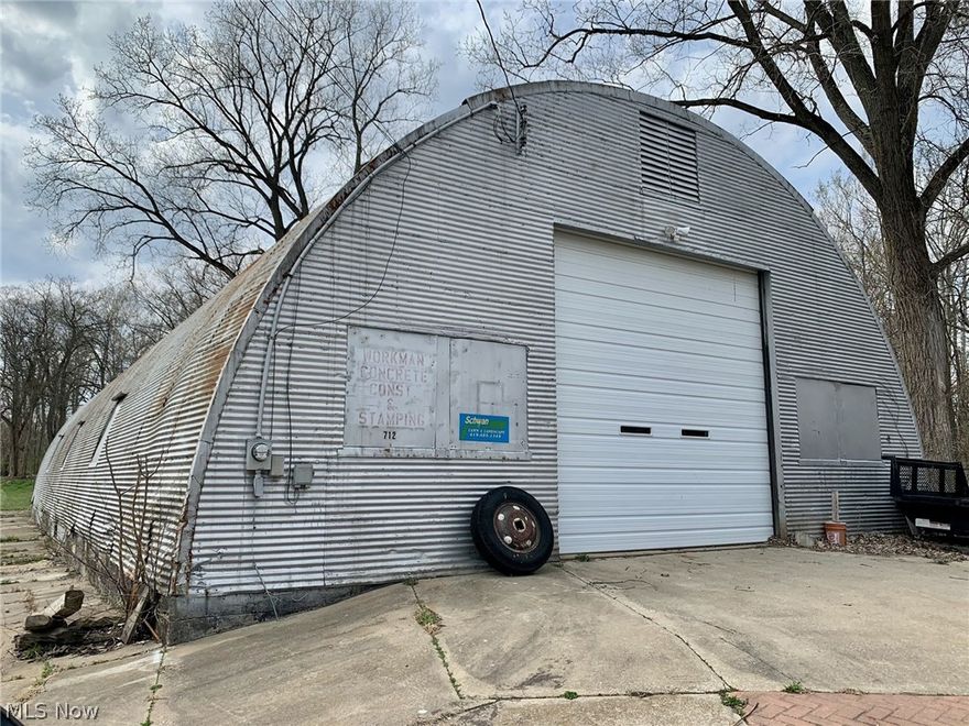 Need storage space? Do you have a business need? This is a great building to consider- open floor plan with a 14x14 garage door- 1.7 acres.