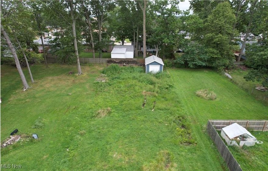 Spacious lot in Eastlake, a rare find, fully cleared and prepared for construction. Includes a newer single-car garage at the back. Recently cleared of several large trees, with an existing brick foundation from a prior home that can be removed or reused for a new foundation. All utilities are accessible. Opportunities for lots of this size are limited in Eastlake. Conveniently situated near local schools. Act quickly—this won’t last long!