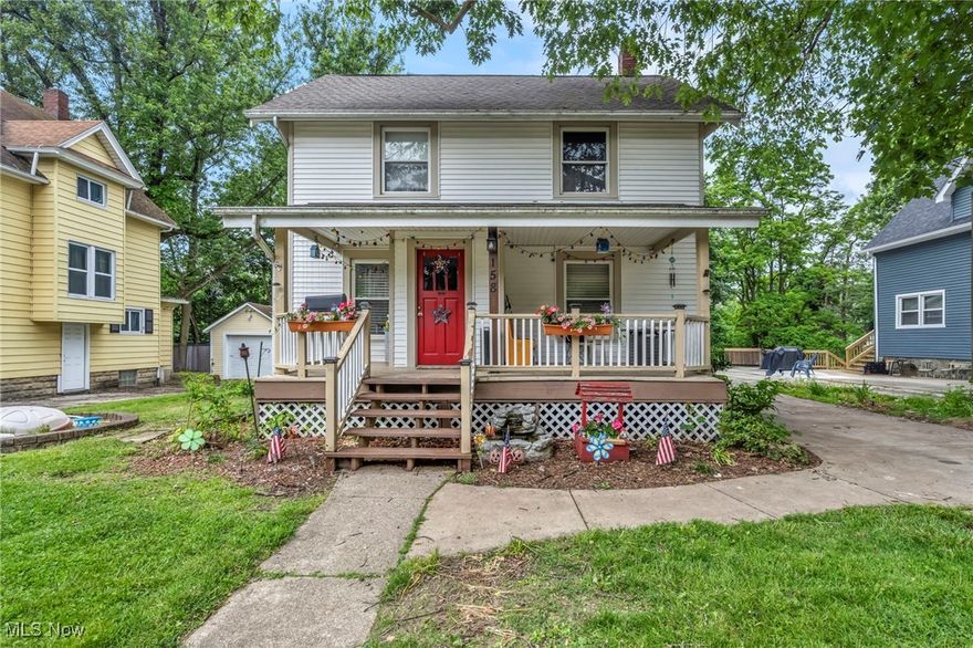 Welcome to this well maintained 3-bedroom, 2-bath home ideally located within walking distance to vibrant downtown Wadsworth and situated in the highly rated Wadsworth School District. This home offers hardwood floors throughout and a spacious, flowing layout perfect for both everyday living and entertaining. Step inside to discover an open and inviting living room that leads seamlessly into a large dining room—perfect for gatherings and family dinners. The heart of the home features a generously sized main bathroom and a waterproofed basement, providing excellent storage or potential for additional living space. Enjoy peaceful mornings and warm evenings on the spacious front porch, a perfect spot for relaxing or connecting with neighbors. Whether you're a first-time buyer, growing family, or simply looking to be near the heart of the community, this home has it all. Don't miss your opportunity to own a home with character, comfort, and unbeatable location!
