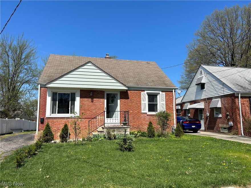 All brick bungalow situated in a great area with lots of charm and character. 3 spacious bedrooms. Living room offers built-ins. Kitchen has ample cabinetry and an eat-in area. Full basement with glass block windows, could be finished and turned into a rec room. Fenced in yard.