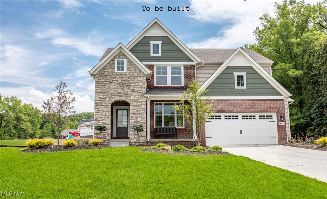 Drees Homes Ashton floorplan. This home is to-be-built to customer specifications. Photo for illustration purposes.