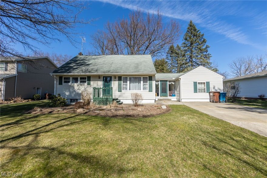 Welcome to this darling Cape Cod in Coventry! When you step inside you will notice the large window in the living room to allow the natural light to shine in. Off the living room is the dining area and kitchen.  The dining area has a beautiful bay window to look out and enjoy your large yard. Off the dining area is your kitchen with plenty of cabinet space and stainless steel appliances! Off the dining room is a lovely three season sitting area. The downstairs also has two bedrooms that have stunning hardwood floors! Upstairs are two nicely sized bedrooms with the hardwood floors and built-ins! Also on the main floor do not miss out on a bonus room that you could make into a family room. The basement also has plenty of space to make your own recreation room! This home has so much to offer, and will not last!