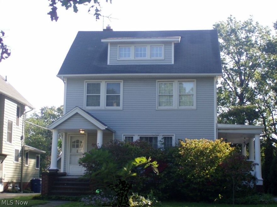 Wow! Unbelievable price for this fantastic street. 2013 furnace, AC, H2O and electrical. Hardwood floors throughout even in the finished attic. Newer vinyl windows, main bath update in progress.Vinyl siding, peaceful side porch and one of the largest lots in Lakewood. Hurry before its gone!  Needs some work.