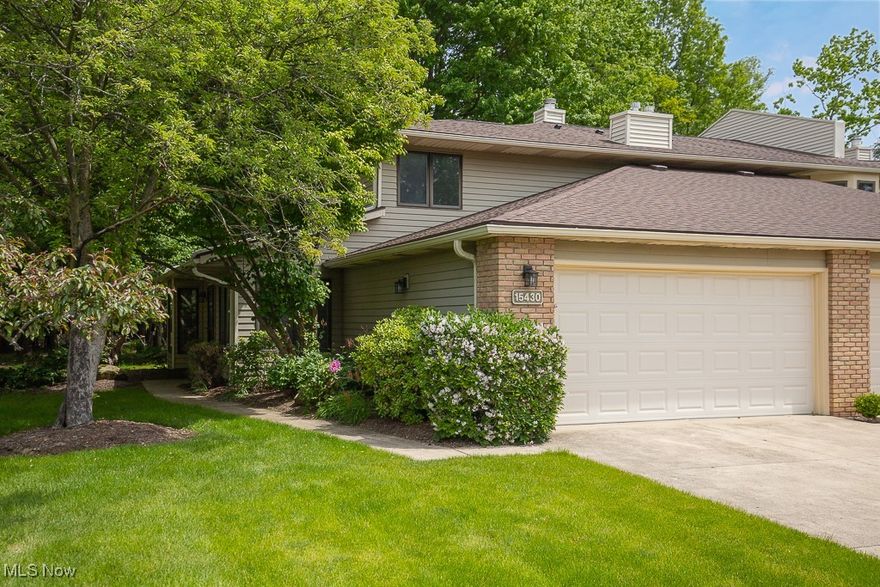 Tucked in a sought-after cluster home community, this stylish residence offers unbeatable convenience—just minutes from the Metroparks, dining hotspots, and easy highway access. Step inside to a dramatic two-story living room featuring soaring cathedral ceilings, a cozy gas fireplace, and sliding doors that open to a sprawling 30x12 paver patio—perfect for outdoor relaxation or entertaining.
The spacious eat-in kitchen impresses with ceramic tile flooring, ample cabinetry, and all appliances included—move-in ready from day one. A main-floor bedroom, full bath, and laundry room provide the option for true one-floor living, ideal for comfort and accessibility.
Upstairs, a loft-style hallway overlooks the living room below, adding architectural interest and an open, airy feel. The generous primary bedroom showcases gleaming hardwood floors and convenient access to a Jack-and-Jill bathroom. A sizable third bedroom completes the upper level.
Don’t miss your chance to own this well-maintained, move-in-ready home in a prime location—schedule your showing today!