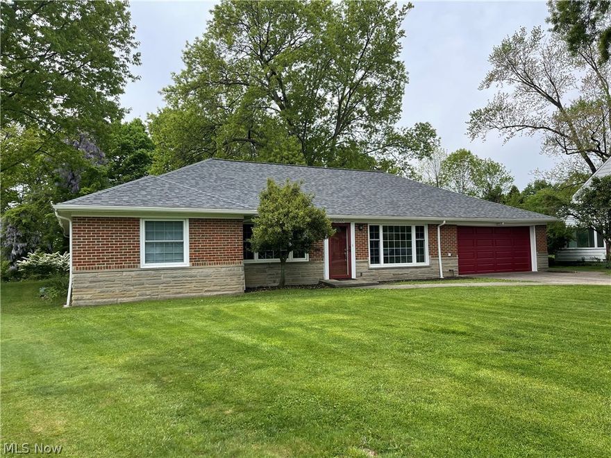 Rare opportunity to live on a valley lot! Absolutely beautiful! Three Bedrooms 2 Two full baths. Kitchen is updated with high end cabinets and granite. Stainless appliances. Laundry room is right off kitchen. Large living and dining room combination. Family room or den with builtin cabinets. One bathroom is updated the other is very retro! Roof  was done 2022, Vinyl replacement windows with 10 year warranty after title transfer to new owner. The windows with tape on them are being replaced. The cleanest attached garage with a utility room for extra hobbie or tools, sturdy stairs to attic with flooring for storage. Covered porch off the back of the home to enjoy your beautiful oasis. room sizes are not exact.