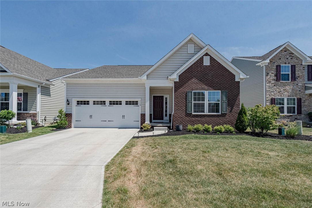 Fall in love with this gorgeous ranch-style home in Painesville! This home features an open floor plan, a beautiful master suite, and a lovely backyard. All that is missing is you! The living room is open to the eat-in kitchen, which boasts an island and a full complement of appliances. The master bedroom includes a spacious walk-in closet and an en suite bath with a large vanity, two sinks, and a step-in shower. A second bedroom and full bath, an office and a convenient first-floor laundry area complete the main level. The lower level includes a spacious rec room, a third bedroom with a walk-in closet, and another full bathroom. Plus, there is plenty of extra storage space. Outside, you are sure to enjoy relaxing in the spacious, serene backyard. Lake Erie Shore community amenities include lakefront park access to enjoy gorgeous sunsets over the lake all year round! Located in a quiet development off of Lake Road, this home is just minutes away from Painesville Township Park and Lake