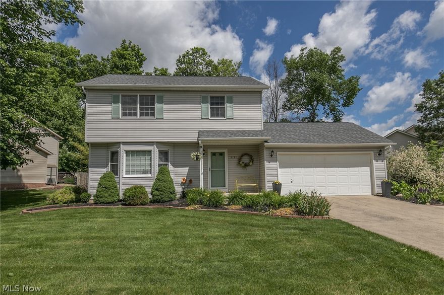 Welcome home to this beautiful 3 bedroom 2.5 bath colonial conveniently located in close proximity to the heart of Medina. First floor offers a fantasitc family room, large dinning room, eat in kitchen with granite counter tops, and an beautiful living room with vaulted ceilings and a fireplace. Off of the living room, take the sliding glass door to a large deck, patio, and completely fenced in back yard with shed. Second floor accommodates a master bedroom with vaulted ceiling, spacious walk-in closet and its own bath. Two other bedrooms are nicely sized. The finished basement offers additional space to play or entertain. Updates include: new carpet in the second floor 2020, new roof in 2019, and updated paint. Call today for your private showing.