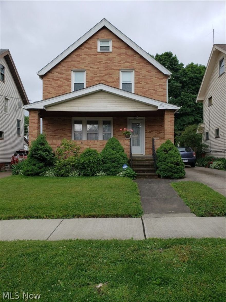 A couple of years ago house was remodeled $42,000 worth. Basement is wonderful/ Has full bath, laundry room, family room, bedroom, glass block windows, tool room and lots of storage. Newer appliances in kitchen, most all windows are newer. Beautiful yard with shed. Nice front porch for those hot summer nights. New high efficiency furnace and new electrical box.  Great house.