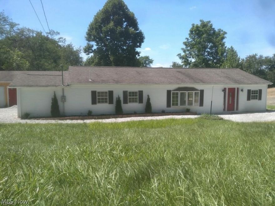 Newly updated and in move in condition home on a full foundation. 1.72 acres, large back deck, large detached 2 car garage, new carpet. Finished walkout basement. All New kitchen appliances. Laundry hookup. Rent is $1500, security deposit is $1500.