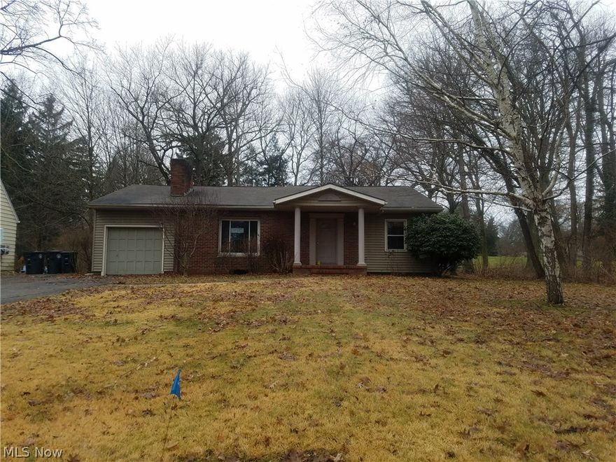 2 bedroom ranch, large kitchen open to fireplaced family room, formal dining space, living room with faux fireplace, partially finished basement. This home is being sold in it's as is condition