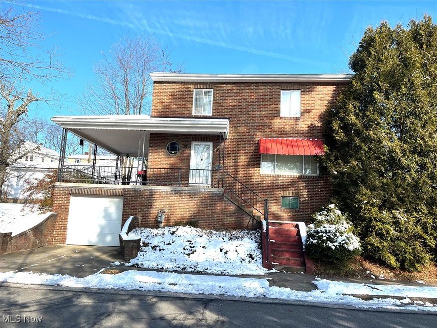 Two story brick home on a corner lot in the city of Steubenville.  Home features living room, dining room, kitchen & half bath on main level with three bedrooms & full bath on upper level.