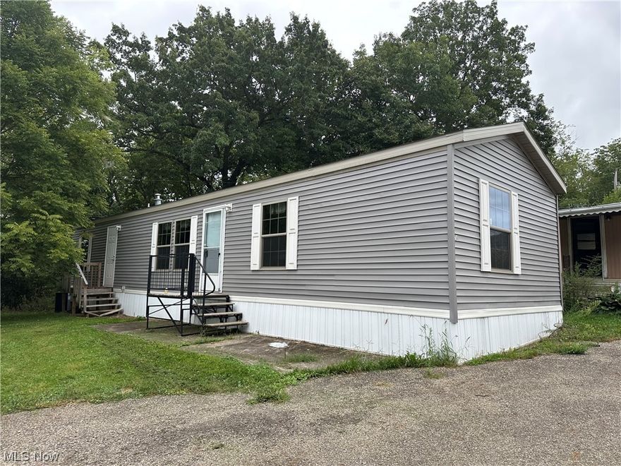 Welcome home to this NEW mobile home. Be the first owner to unpack & move in. Enjoy first floor living, while being close to shopping & other places you may need to go on a daily basis. The new kitchen has appliances included, ready for you to start making you family meals. The open floor plan offers a spacious living room to entertain. The master bedroom has its own full bathroom & 2 closets for storage. The 2 additional bedrooms are on the opposite side of the home for additional privacy & another full bathroom for company. Seller is willing to do rent to own or a lease option. Schedule today for you private showing. There are a few others that are for sale, so be the first to choose which one you can make your home sweet home.