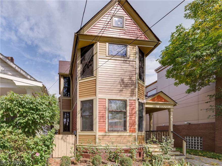 Exceptional open concept home located in Ohio City completely renovated and meticulously maintained! Close to the Westside Market & Ohio City restaurants & shops. First floor features an expansive layout, great room with gas fireplace, Brazilian hardwood deck with built-in seating, and wet bar – all perfect for entertaining. Kitchen features a center island with Jenn Air downdraft gas range, cherry-finish cabinetry, stainless steel double bowl sink, brand new tile backsplash, and granite counter tops. All stainless steel kitchen appliances are included. Second floor features a Master bedroom with a huge master bathroom (with an oversized travertine tile shower & soaking tub) and a walk-in closet. A second bedroom with walk-in closet and connected full bathroom, laundry and den are also located on the second floor. The third bedroom with a large closet and full bathroom is on the first floor and can be used as part of the owner’s suite or as an Airbnb rental (averaged $800/month). Low v