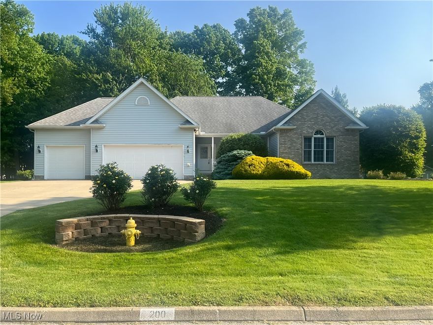 Discover comfort, space, and serious garage goals! This 3-bedroom, 2-bath ranch with a bright and open layout has brand new carpet throughout and all appliances included — fridge, oven, washer, and dryer!

Need room to grow or create? You’ll love the full basement with endless potential. But the real showstopper? The oversized 3-car garage, with the third bay built out as a workshop complete with 220-amp electric and hot/cold water hookups. Whether you’re into cars, crafts, or DIY, this space delivers.

This home offers the perfect mix of practicality and comfort. Don’t miss your chance to make it yours, schedule your showing today!