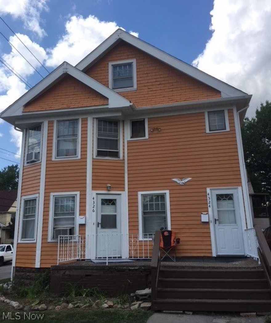 Seller says time to downsize.  Great opportunity to own a turn key investment property now.  This long time owner has done an excellent job of keeping the property in great shape.  The mechanics are strong.  Tear off roof in 2007.   Units are mirror images of each other. 2 bedrooms in each unit.   Large formal dining rooms.  Two car garage.  Much potential on the third floor. Up unit is currently rented.