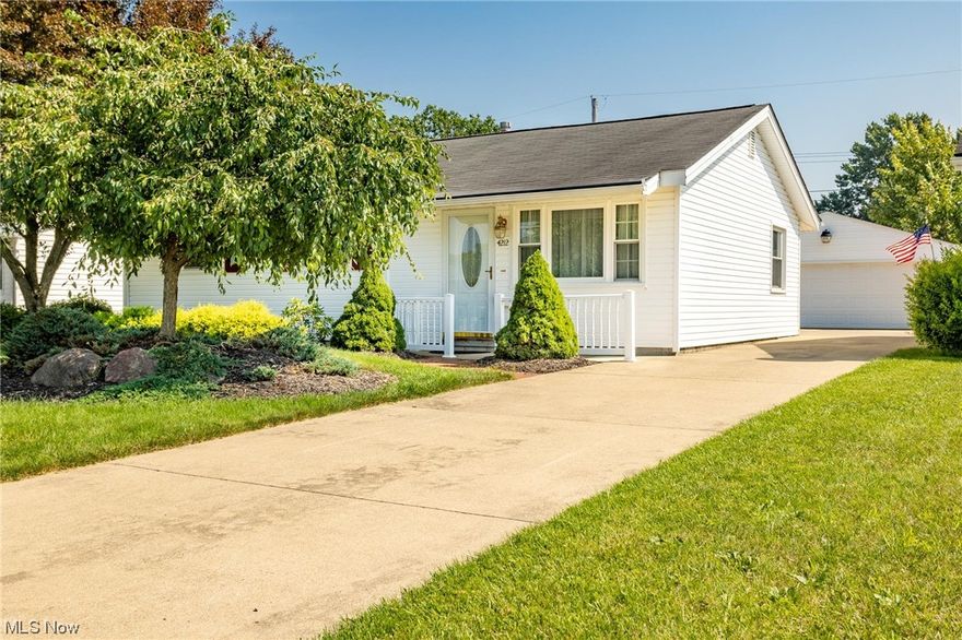 This ONE owner home is searching for its next family!! It could be YOU! Beautifully landscaped, well maintained and meticulously cared for!! Welcome home to this 3 bedroom Ranch located in Sheffield Lake. Living room offers Vaulted ceiling, electric fireplace and an adorable bar area for entertaining your guests.  Kitchen features an extra Large pantry, plenty of cabinets & counter space, and All the kitchen appliances stay!! So much room for Storage in this home! Huge attic with pull down stairs, overhead space in bedroom closets, and a two & half car extended Garage. Portable air conditioner will stay in Sunroom. Call TODAY for your private showing before it's Gone! Home being sold "AS IS".