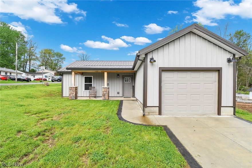 Darling Ranch sitting on a corner lot in the Madison School District! This home offers a PERFECT condo alternative in a QUAINT neighborhood. The open concept of this home features a seamless flow between the living, dining, and kitchen spaces. The recessed lighting adds a touch of class while the stylish kitchen is highlighted by beautiful quartz countertops, PLENTY of cupboards, and modern finishes throughout. The layout is efficient, easy to maintain AND comfortable. Enjoy the simplicity of newer construction without the constraints of traditional condo living. Durable metal roof and siding come with a 40-year warranty, adding long-term PEACE of mind. So, whether you’re enjoying coffee and sunsets on your covered front porch, BBQ’S out back or arranging flowers for the beauty of it, you will LOVE doing it all right here!