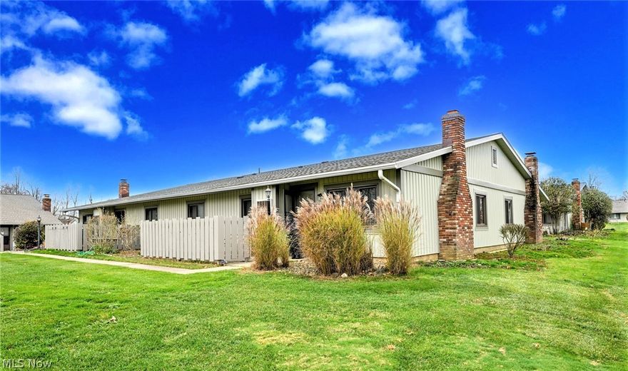 *What A Steal ~ To Live In Copley Fairlawn School District In A Great Community! *Low Maintenance Easy Living CONDO Located Near The Inground SWIMMING POOL, Community Clubhouse, Huge POND To Catch & Release Fish W/Benches & Playground! Prime BEST Location ~ Walk Across The Street And Enjoy All Of The Amenities!! You Can See It From Your Window, It's That Close *NEW SIDING 2022 *NEW ROOF 2020 *2 Bedrooms And Covered Carport Dual Parking *Tucked Away *Walk In To A Living And Dining OPEN CONCEPT W/VAULTED 11' Ceiling Showcasing A Brick FIREPLACE and Hearth Near Dining W/Ceiling Fan! *The Kitchen Boasts Fresh White Cabinets W/Stainless Steel Hardware & Corian Solid Surface Gray Countertops! *Fully Applianced W/A Refrigerator, Oven & Dishwasher That Stay! *Two Bedrooms W/Sliding Mirrored Doors *Full Bathroom W/Newer Shower, Shower Door & Toilet, White Cabinet, Shiny White Countertop & Built In Linen Closet *Good Size Laundry Room Also Comes Equipped W/A Whirlpool High Efficiency Washer & Dryer *Pet Friendly Neighborhood *Cute Front Porch To Sit Outside *Attic W/Plywood & Carpet For Extra Storage *I Can Think Of So Many This Would Be Perfect For - Small Family Starting Out, Single Person, Retiring Couple - Looking To Simplify/Downsize? Way Better Then Paying Rent/Great Opportunity! *Live Virtual Video Tour
