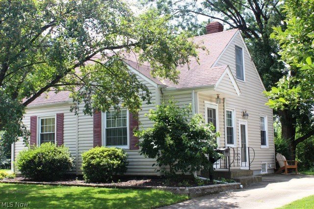 A pleasure to show this 3 bedroom cape cod in the heart of Firestone Park* Pretty neutral décor throughout & numerous updates including but not limited to replacement windows including glass block, vinyl siding, bathroom & more* Spacious eat in kitchen with oak cabinets, pantry, gas range, refrig. & newer disposal* 1st floor master with wood floor* Bedroom with walk in closet* Updated bath with ceramic floor* Wood floor under carpet* 6 panel doors* Central air, humidifier, washer & dryer* Utility shed* 1.5 car detached garage with opener* Pretty treed lot* Warranty provided* Just move in*