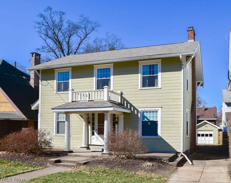 Gorgeous 3 bedroom, 2 full bath century home! Yesterday's charm with the modern conveniences you look for today! Gleaming hardwood floors greet you in the foyer and lead you to the lovely formal dining room that's large enough to fit a 6- or 8-seater table. The beautiful living room really makes a statement with its large windows, crown molding, wood flooring and a fireplace with an elegant mantle. Tall ceilings throughout the main level open up the living areas. Find your culinary inspiration in the updated kitchen, entirely renovated in 2014 with new soft-close cabinets, under cabinet lighting, new sink, updated electrical and a pantry! Plus this home comes fully applianced - washer and dryer included! A sliding door leads to the beautifully enclosed sun room with gorgeous new windows overlooking the private backyard. Upstairs, there is crown molding in all 3 bedrooms. The spacious master has wood flooring and a walk-in closet. Huge main bathroom with dual sinks, a claw foot tub and