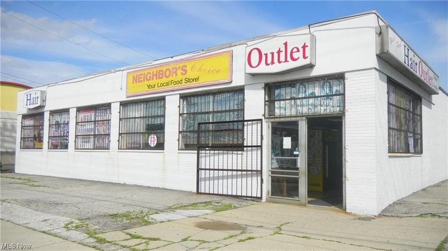 Building is located near busy Rocky River Drive & Puritas intersection in St. Pat's neighborhood.  Building only - no business for sale.