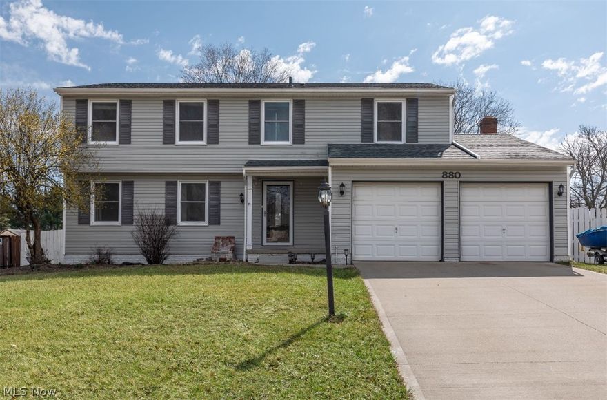 Welcome to this gorgeous, move in ready, 4 bedroom, 2-1/2 bath colonial home located in a highly desirable neighborhood near historic Medina Square! A perfect location for strolling through the neighborhood on warm summer nights. This home boasts a large living room and dining room, a beautiful eat-in kitchen with granite counter tops and the kitchen opens to the family room with fire place. Upstairs there are four spacious bedrooms with tons of closet space. The master bedroom has a walk-in closet and en suite master bathroom. In the lower level, there is a rec room in the partially finished basement, a weight room, and plenty of storage space. The oversized backyard is a relaxing area with privacy Fence, stone patio, and a shed to store outside equipment. Recently updated furnace and hot water tank (2022), electric panel (2023), LTV Flooring in two bedrooms and half bath (2024) and patio with fire pit (2024). Additional updates from last 7 years include: roof, siding, windows, kitchen remodel, bathroom/s remodel, driveway, and aasement refinished. With so many update, there is nothing to do but move in!