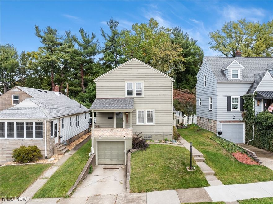 Talk about location! This lovely 2-3 bedroom home situated towards the back of a quiet neighborhood is under a 5 minute drive from Fransciscan University, Harding Stadium, a plethora of local ammenities, and easy acess to OH-7 and US-22! This two-story home features a new roof 05/2024, updated flooring throughout and a warm welcoming feeling of home sweet home. On the main floor you will find a large living room, a dining room with french doors that open to the large covered deck, and a cozy kitchen with stainless steel appliances. Upstairs are two large bedrooms and a full bath. The lower level features an additional room that has previously been used as a bedroom but could serve multiple purposes such as a rec-room, playroom, office, etc. The laundry room features a half bath and access to the gargae, making this space a great set-up for a mud-room! The backyard is perfect for entertaining with a large covered deck, fenced in yard and an inground pool. There is also an additional shed for storage. Schedule your showing and make this house your home today!