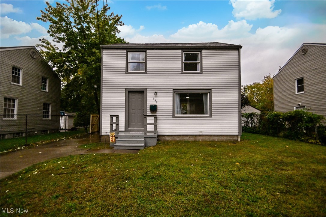 Welcome home to 542 Montgomery St; a 100% move-in ready colonial in Goodyear Heights! This nicely updated home has three bedrooms, one full bath, new LVT flooring, new carpet, an updated kitchen with all new stainless appliances, fresh paint throughout, a brand new furnace (2025), and a fully fenced in backyard. Call your favorite agent for a private showing!