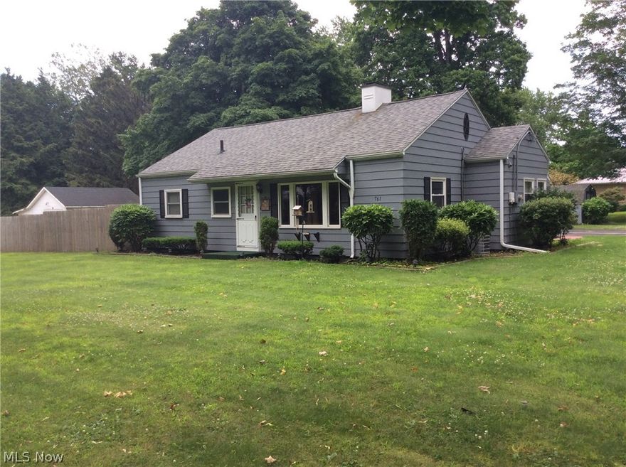 3 bedroom ranch located on corner lot in a great Conneaut neighborhood! Kitchen updated and appliances stay! Family room features a gas fireplace and leads out to screened sun room/porch. Private, totally fenced in backyard. Bath has been updated. Great house! Make an appointment to see this one!