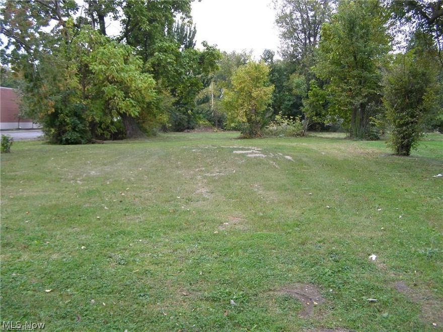 Empty lot next to church