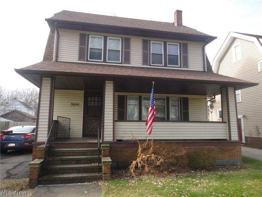 Solid Colonial ! High ceilings throughout * Some new windows * Leaded glass decorative FP * 100 Amp. panel * Huge attic * Fruit cellar and workbench area in Basement * Balcony off one of the Bedrooms * Needs some updating and plaster work *