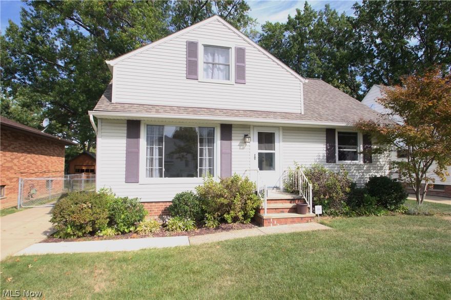 This home has many updates which include a newer kitchen with oak cabinetry and granite counter tops and breakfast bar. Large dining area which also leads to the 16x14 covered deck and fenced yard.  Two first floor bedrooms with hardwood floors and a recently updated full bath. Large dormer with extra storage and a large sitting area for reading or office space.  Large fully carpeted and finished recreation room in the basement as well as additional full bath and laundry area and additional storage or work space. Other features include newer roof and vinyl siding. Large 2 car garage with attached covered patio. Nice home won’t last.