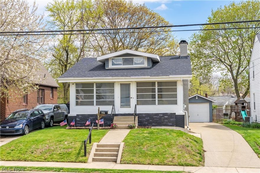 Welcome home to this 2 bed 2 bath ranch in the sought-after North Canton neighborhood off of Portage! This home features 47k in updates since the owner has owned it! When you walk up to the home, you will see the stunning sunroom porch that leads into the home! From there you go into the living room with a fireplace! Off the living room is the dinning room that leads you either left into the hall with the two bedrooms and full bathroom with plenty of storage built in! Or straight ahead into the kitchen! Kitchen features new backsplash, new countertops, and stainless steel appliances! In the kitchen is access to the attic used for storage or the stairs to the basement and backyard! The basement features some nature stone flooring, fresh paint and two bonus rooms. One is empty currently and the other is used as a workshop! Basement has ample storage and another shower and toilet in the laundry room! All appliances will stay with the home! Making it a perfect m move-in ready home! Roof 23, AC 23, Furnace 24, Hot water heater 24, and many many more updates!