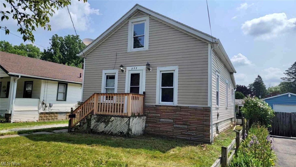This Home Qualifies for Renovation Loans Making it Easy to Give This Home Your Personal Touch Right Away! 3 Bedroom, 1 Bath Cape Cod Home on the East Side of Akron! Newer Vinyl Windows and Newer Roof. Spacious Fenced Backyard with a Covered Patio and Conveniently Located With Easy Access to Rt. 77. Mostly Cosmetic Work Needed! Lots of Potential! Call Today For More Information and to Schedule a Tour!