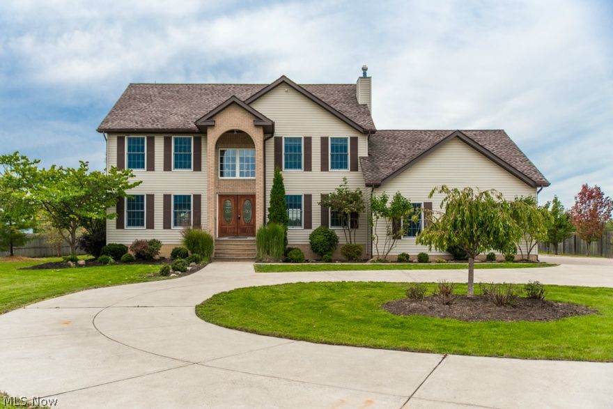 Welcome Home! Turn the Key and Move Right Into This Beautiful Home with Tasteful Updates Integrated Throughout. Hardwood Floors Flow Through Spacious Living Room and Dining Room. Huge Spacious Kitchen With Beautiful Cabinetry and Updated Granite Countertops Provides an Open Feel. 4 Bedrooms All on 2nd Level. Secluded Master Bedroom Includes Walk In Closet and Breath Taking Master Bathroom Leaving No Update to Spare! Professional Paint Work with Modernized Paintwork and Texturing Throughout. Spacious Deck is Perfect for Entertaining, or Enjoying the Beautiful Sunsets and Includes Hot Tub! Side Load 3-car Garage, Long Driveway Sits Hundreds of Feet away from Road, and Includes Circled Turnaround. Enjoy Peaceful Country Views on 2 Acres on Your Peaceful Retreat! Huge Climate Controlled Pole Barn/Studio with Endless Possibilities Perfect for Machine Shop, Office, Ultimate Man Cave, or Can be Converted to In-Law Suite! Schedule Your Showing Before This Lovely Home is Gone! This Home is a Mu