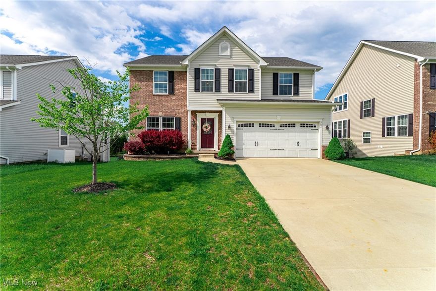 Welcome to this stunning home in the sought-after Villas of Bertram! Designed for effortless living, this open-concept floor plan offers a spacious living and dining area with beautiful hardwood flooring—perfect for hosting family and friends. The chef’s kitchen features sleek stainless steel appliances, granite countertops, and a casual dining space that flows seamlessly into the inviting great room. With plush carpeting and a cozy gas fireplace, this space is ideal for relaxing and making memories. Owners added two additional bedrooms, You'll find a total of six generously sized bedrooms, including a luxurious owner’s suite with two expansive walk-in closets and a spa-like en-suite bath. The second-floor laundry adds convenience, and the loft provides the perfect retreat for quiet time or study. The finished walk-out lower level extends the living space, complete with warm carpeting, a full bath, and endless possibilities for a recreation room, home gym, or additional guest quarters. Step outside to enjoy the covered paved patio with a fire pit—perfect for outdoor entertaining—nestled beneath the composite deck and overlooking a beautifully landscaped yard. This impressive home is move-in ready and waiting for its next owners—don’t miss your chance to make it yours! Schedule your buyers for showing now!