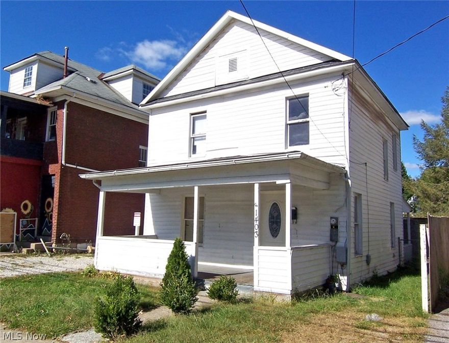 2 bedroom, 1 bath home in need of repair...could be a nice investment for rental.  Seller will offer special financing.