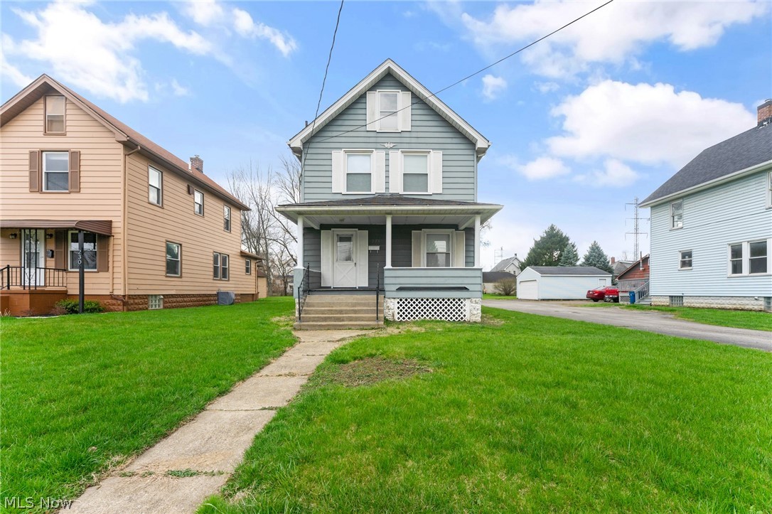 Come see this great 3 bedroom home! The first floor has a kitchen, formal dining room and large living room. Detached garage has loft area that could be finished for a rec area, workshop or craft area. Upstairs, there are 3 bedrooms and a large full bath. The basement has a shower.