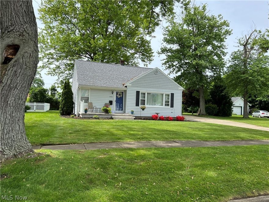 Make this your forever home with 3 large bedrooms and a full bath and 1/2 bath plus 1/2 bath in basement.  This home features a galley kitchen with an eating area for breakfast and a formal dining room for entertaining family and friends.  Appliances in kitchen include a stove, fridge and dishwasher.  There is a large master bedroom on the 1st floor plus a full bath and there are 2 large bedrooms up.  The bedrooms up feature lots of built-in drawers and cubie holes.  Enjoy the family room with a gas fireplace for those cold winter nights.  There is also a large living room plus an entry at the front door.  The seller had a new front porch and new front door put on plus it has a new roof in 2019 and a new gas hot water tank in 3-15-2019.  Basement boasts a beautiful bar area and rec area for pool table and other games.  The back yard is a beautiful area that is fenced in for dogs and children.  There is also an open area on the side of the garage that is open yard and would make a great