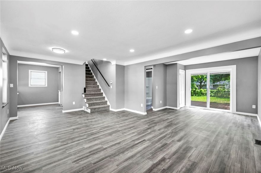 Experience the charm of this beautifully remodeled 1955 Cape Cod in Avon Lake, just steps from Lake Erie. This 4-bedroom, 2-bathroom home features 1,452 sq ft of contemporary living space, fully updated in 2024. The bright, open floor plan showcases new flooring throughout, including a spacious first-floor bedroom and three additional bedrooms upstairs. The brand-new kitchen, freshly remodeled bathrooms, and a rebuilt, waterproofed basement and sealed crawl space offer modern comforts and convenience. Rebuilt and Waterproofed Basement a well as sealed crawl space will have a Warranty on the work. 

Outside, unwind on the newly constructed deck, complete with a privacy fence. Recent upgrades include New HVAC System, New Hot Water Tank, a freshly painted interior, new patio door, garage door, entry doors, and an updated electrical system. Ideally located near St. Joseph and Redwood Elementary Schools, parks, and just a 5-minute drive to Avon Lake City Hall, this turnkey property combines lakeside charm with all the modern amenities you desire.