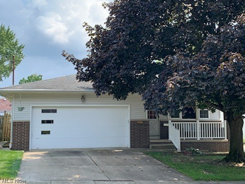 A Rare find in the Falls. This spacious ranch offers hardwood floors throughout. The fully applianced kitchen with ample counter space, cabinets and all appliances stay. The eating area is steps away and you will love the open space with plenty of room for your dining furniture. A french door opens out to the private patio and deck. You will find that the bedrooms offer double closets and will accomodate your furnishings. The main bath is remodeled with a step in shower, updated vanity and commode. The master bedroom is large and is situated at the back of the home for privacy and quiet. Your own half bath, too. The recreation room is perfect for multi use. There is a built in bar, cabinets for storage and offers another full bath. There is an additional stove and refrigerator, too. The washer and dryer stay, too. The attached oversized 2 car garage has water, a door opener and more storage. Updates include the roof, windows, hot water tank, furnace, electronic air cleaner, centr
