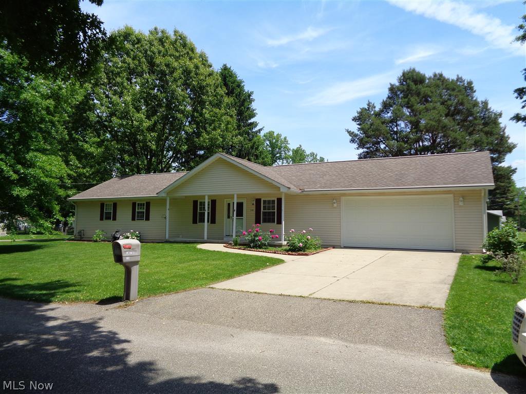 2003 built ranch home in Bolivar w/ handicap accessibilities! Spacious living room open to dining area that overlooks kitchen with plenty of cabinetry/pantry. Master Suite w/ full bath/handicap shower and walk in closet. Two other bedrooms w/ full bath. Full basement. 2 car garage. Covered porch w/ fenced backyard. Outbuilding. Call for private showing today.