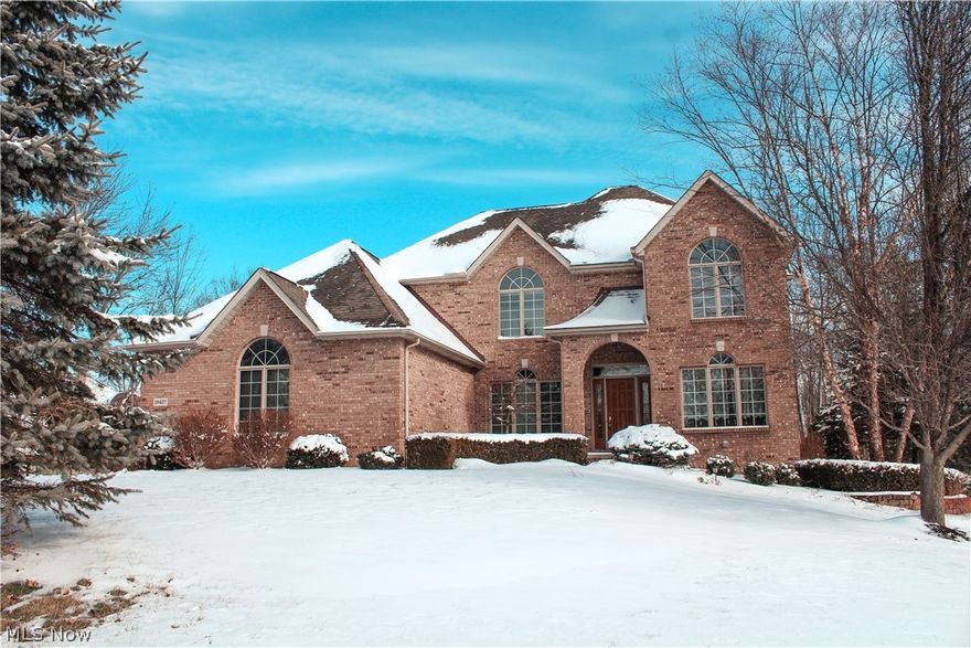 Welcome home to this expansive colonial in the North Royalton School District. This home boasts over 5,000 finished sq ft of living space with an amazing curb appeal. As you enter the front door you're greeted by a large foyer area that makes welcoming your guests a treat. To your left is the formal dining area and immediately to your right is the home office. As you follow the foyer to the end you will be swept away with the over sized great room with brick fireplace and slider to the deck. The kitchen offers an open concept view of the great room and morning room which all overlook the amazing outdoor space.
A First floor master provides the perfect spot to unwind after your long day. A large laundry room and access to the three car garage finish out the first level of the home. The upstairs has three very nicely sized bedrooms. One full bath accompanies a bedroom while a Jack and Jill bath connect the other two bedrooms providing more than enough area for everyone. The lower level