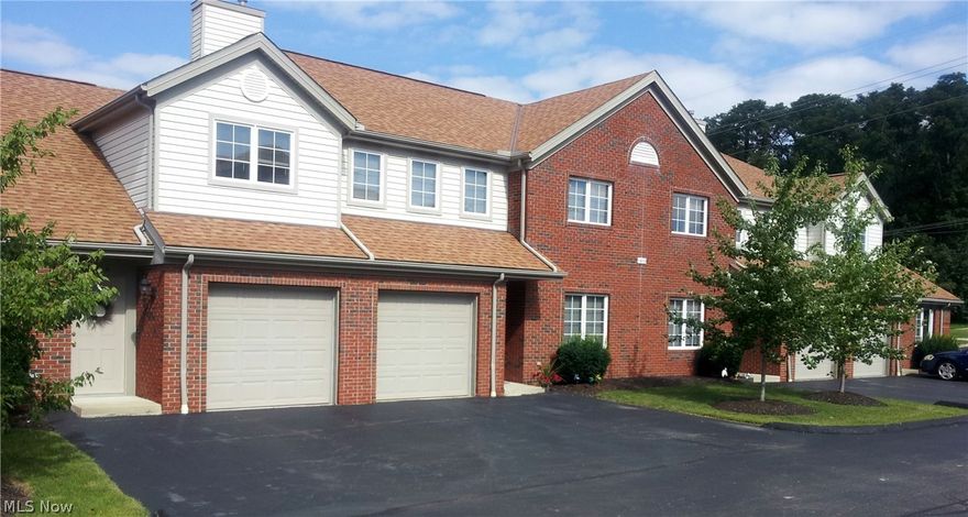 Dont miss this exceptional 2 bedroom Townhome available for rent at Big Sky Ridge in Wadsworth! Soaring vaulted ceilings in the living room lead to an open, sunny and fully applianced eat in kitchen with all of the modern conveniences. Brand new stainless appliances and stunning granite counters. Enjoy the sliders off the dining area out to your own sunny patio! Convenient half bath down the hall, and a first floor laundry room with washer and dryer provided. Upstairs you will find a very spacious hall closet and full bath. The 2 large bedrooms are located on the second floor, the master with a walk in closet and the second bedroom with very ample closet space as well! New carpet throughout and fresh paint! To top it all off, enjoy the one car attached garage plus 2 additional assigned parking spaces and plenty of guest parking! Big Sky Ridge is a beautiful small community of very well maintained townhomes and plenty of green space to enjoy! Don't miss this one! No Dogs, No Smoking, No