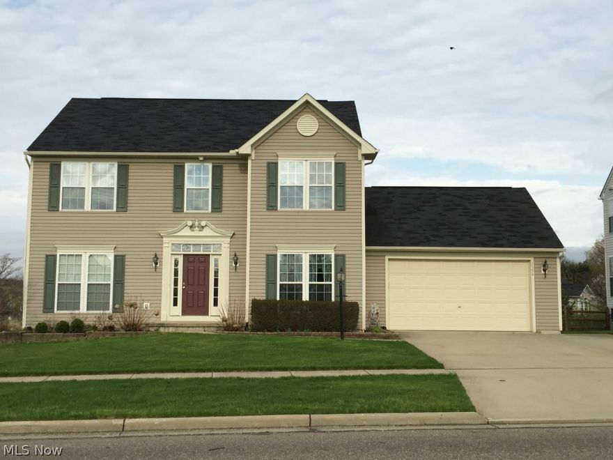 The swing sets, deck furniture, master bathroom curtain, curtains in the grey painted bedroom don't stay. All Appliances stay, refrigerator, range, dishwasher, brand new microwave.