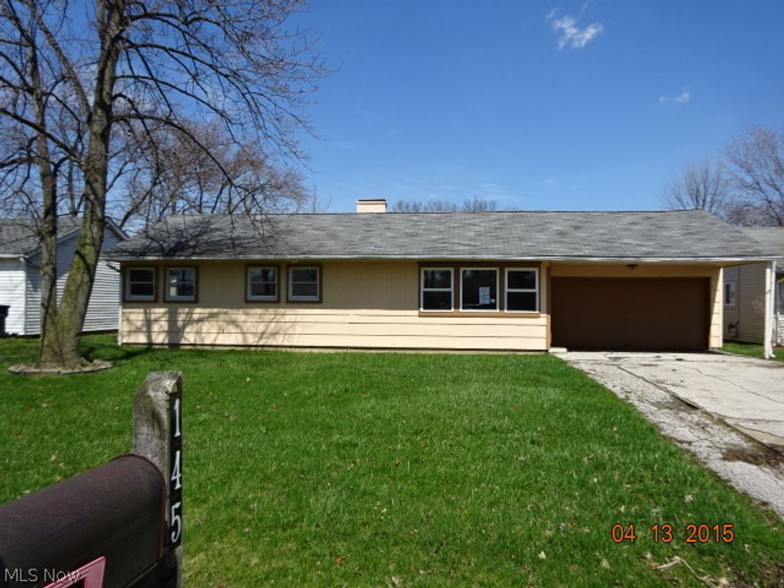 Cozy 3 bedroom ranch, utility room close to kitchen and garage area.  Super deep 2 car garage, central air, fenced in yard, Case # 412-510225  HUD homes are sold AS-IS, ask a HUD broker for details on how to bid on this home. This home is FHA UI ( UNINSURED), eligible for 203K program. Equal Opportunity Housing!
