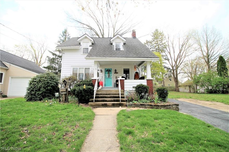Welcome to this updated three bedroom, two full bath colonial home which radiates with pride and love. Come inside from the fabulous front porch and the new front door.  The first floor flows seamlessly with the family room which has a wood burning fireplace and is open to the dining room which has abundance of windows to let the natural light shine through. The kitchen features granite counters with luxury vinyl, lots of cabinets, stainless steel appliances and small area which could use a small table, etc with new sliding doors to the backyard on to the new deck and Flagstone patio and fenced in backyard with fire pit for all the finest of outdoor living!  The first floor has full bathroom which was added in 2016 with modern finishes and tile shower. Upstairs their are built in cabinets in the hallway for more storage and three bedrooms and a gorgeous full bath with granite and double sinks which completes the second level. The waterproofed basement is partially finished with an indu